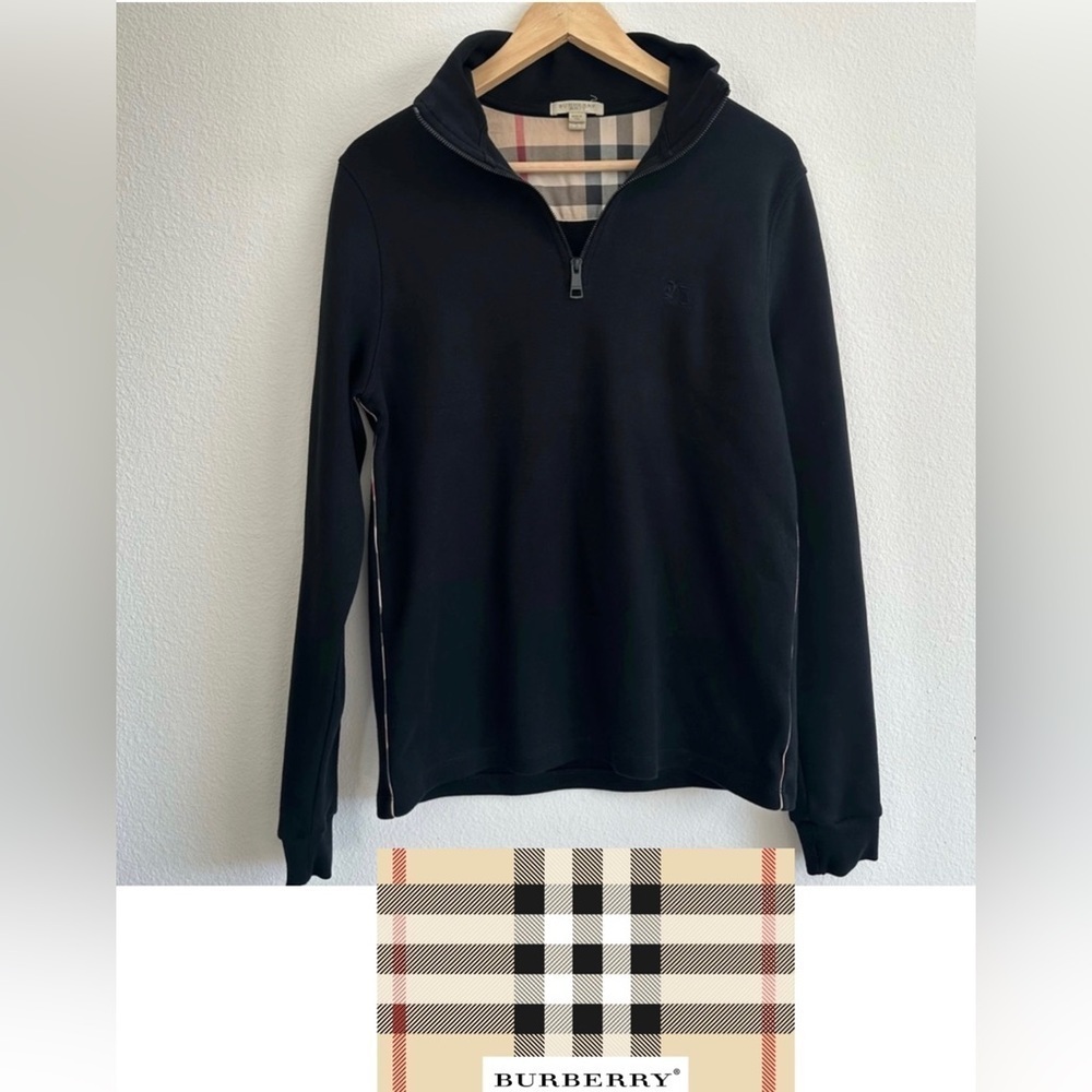 Burberry  men’s sweater 1/4 zip
